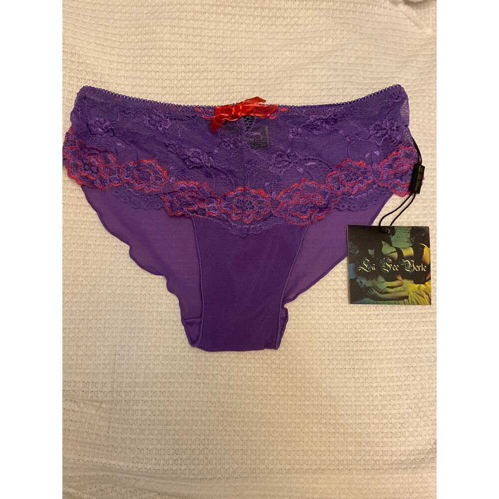 NWT La Fee Verte Women's Medium Purple Eve Bloomers Underwear Panties